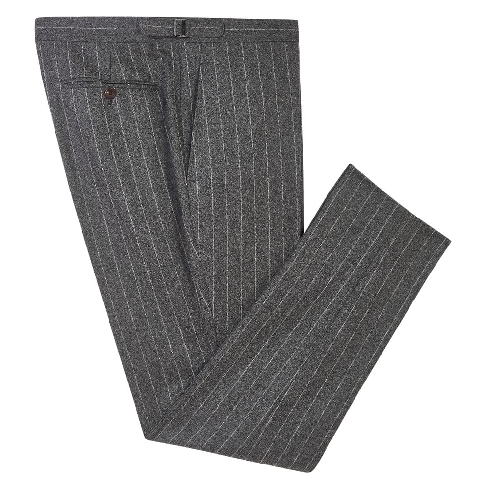 AK MC Grey Chalkstripe Wool Trousers - Alexander Kraft Monte Carlo AK MC Grey Chalkstripe Wool Trousers - Alexander Kraft Monte Carlo