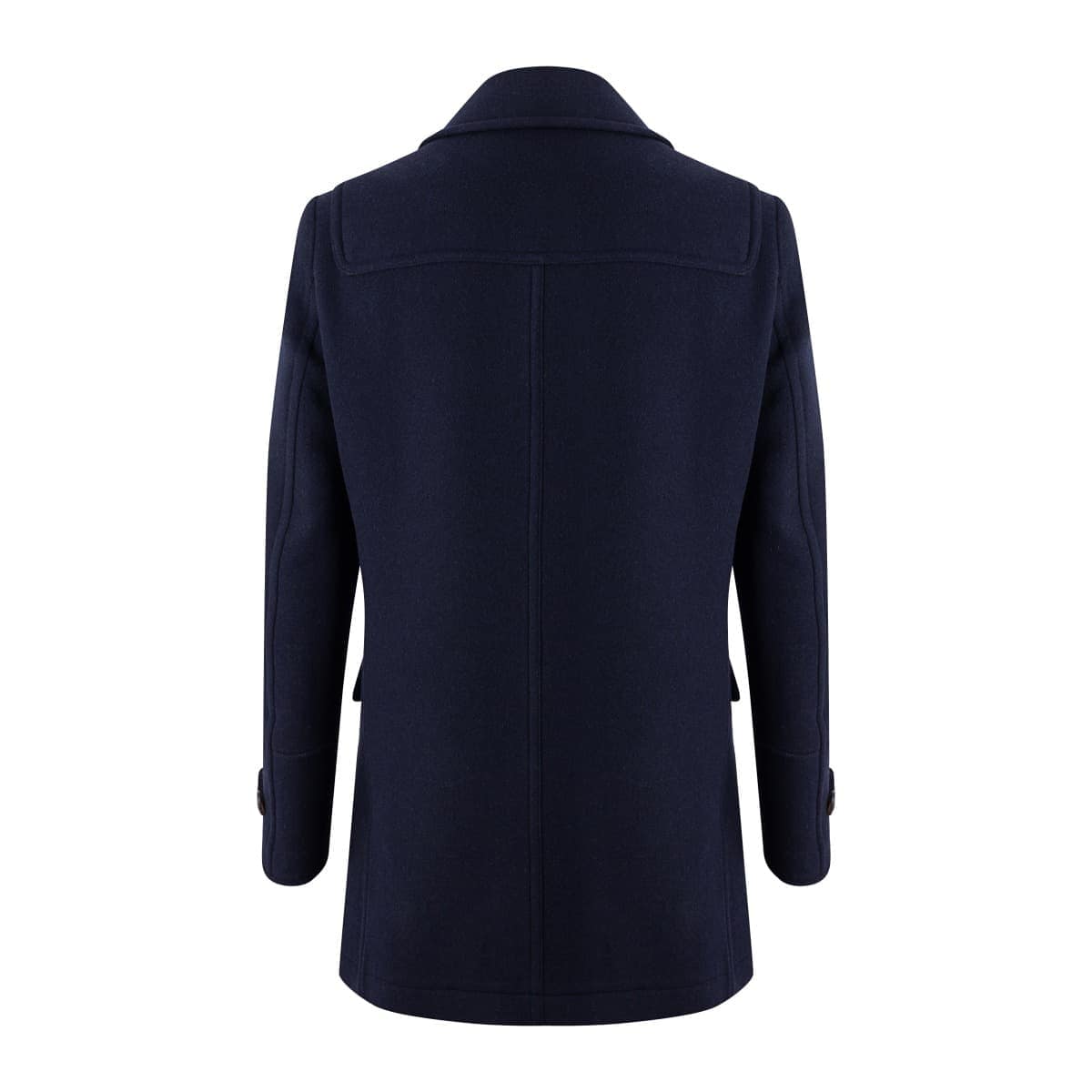 AK MC Men's Contemporary Duffel Coat in Navy super-soft Angora