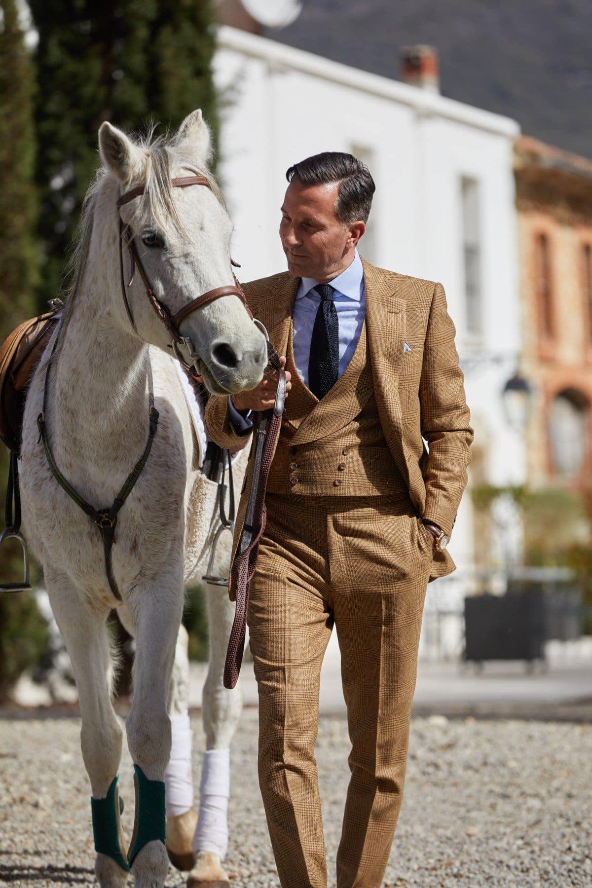 AK MC Caramel Light Tweed Jacket - Alexander Kraft Monte Carlo