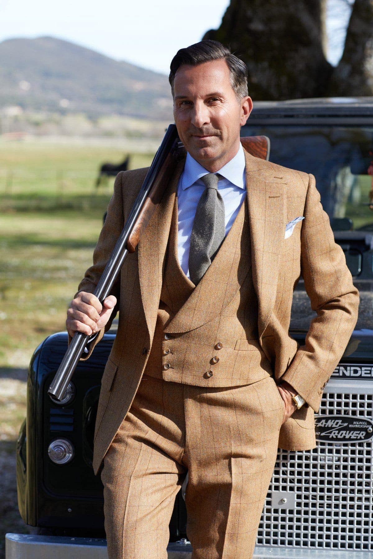 AK MC Kraft Estate Tweed Provence Jacket - Alexander Kraft Monte Carlo