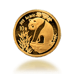 1/10oz Gold Chinese Panda (10 Yuan)