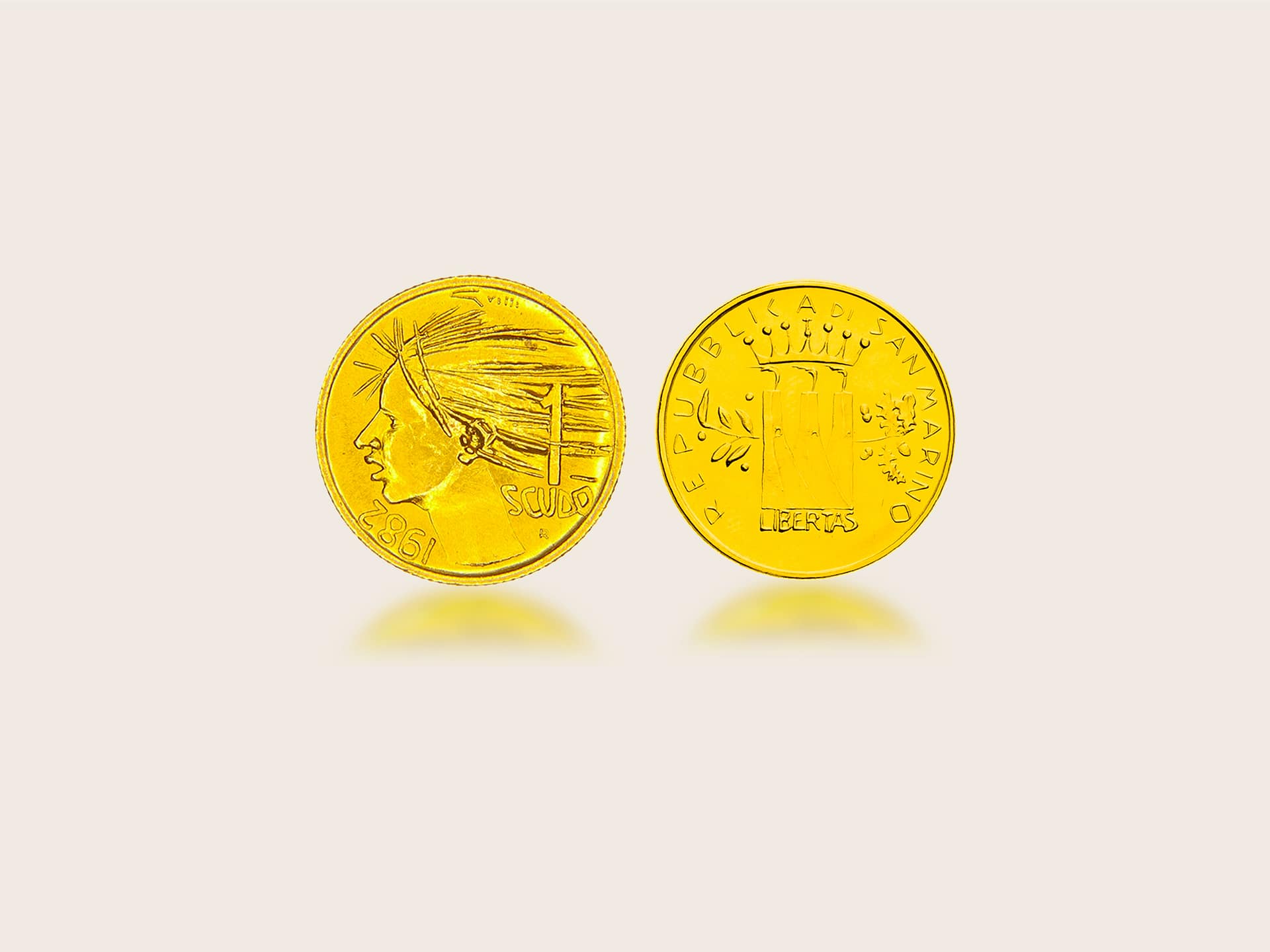 Moneta 1 Scudo d'oro San Marino — Costanzo Gold Traders
