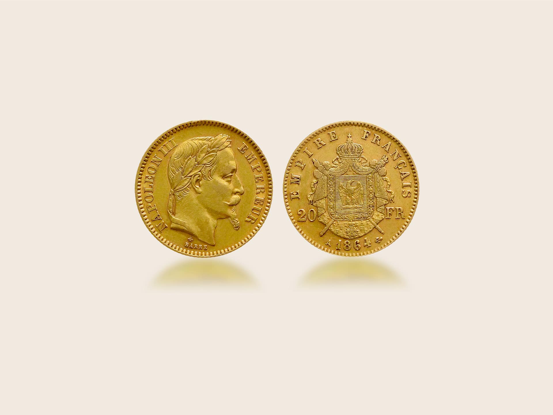 20 Franchi Napoleone III Oro — Costanzo Gold Traders