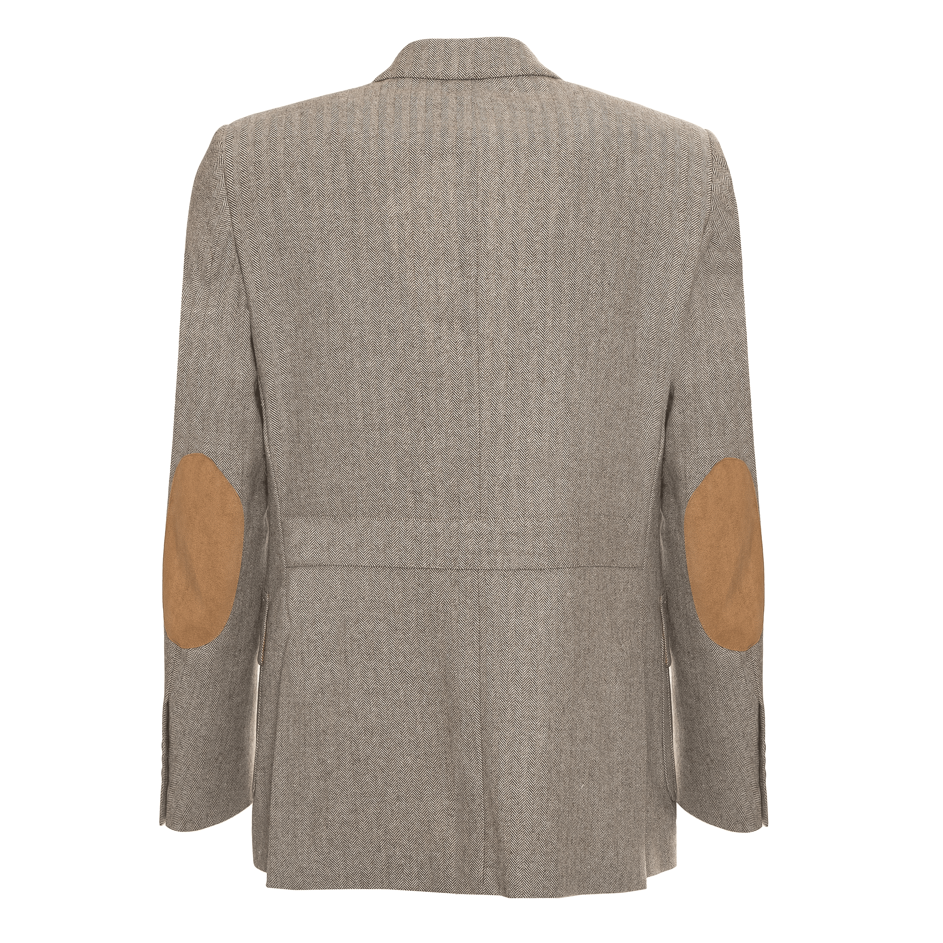 AK MC beige linen & wool provence jacket with alcantara trim
