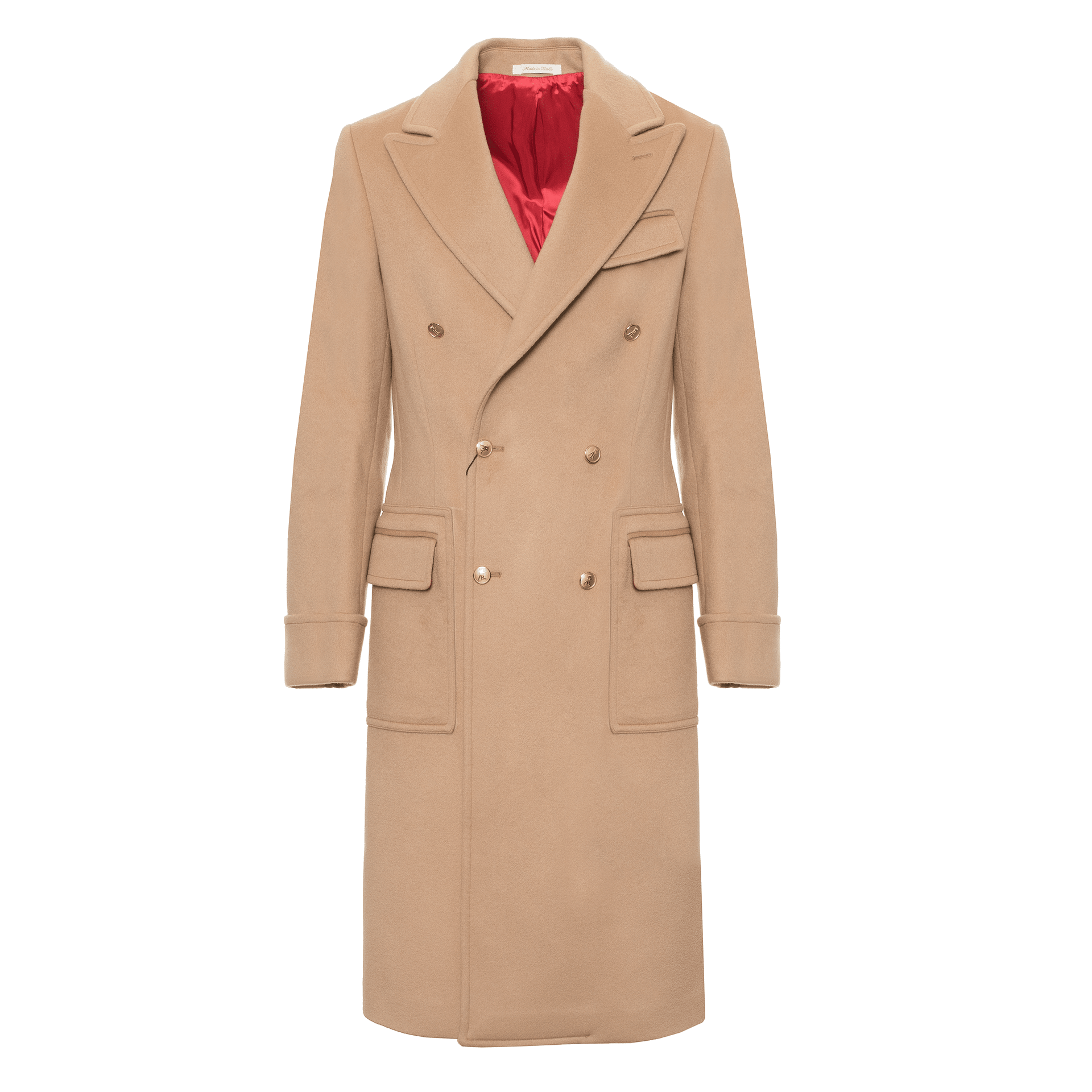 AK MC camel wool/cashmere Bridge coat - Alexander Kraft Monte Carlo
