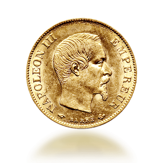 Mezzo Marengo Francese 10 Franchi "Napoleone III"