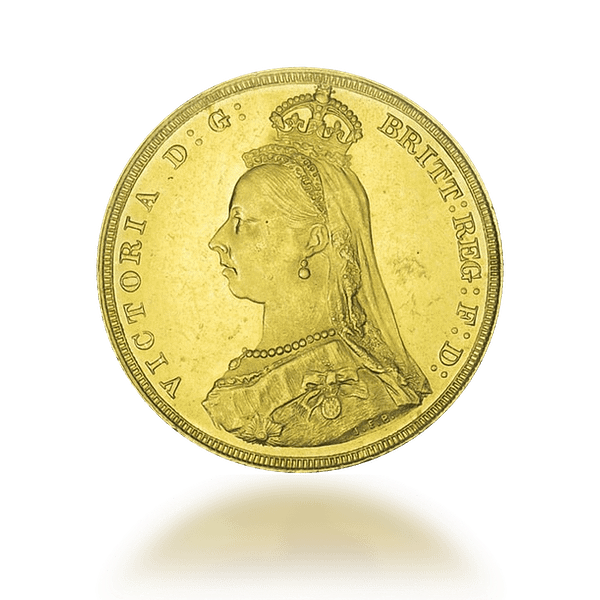 Sterlina Vecchio Conio Vittoria Coronata
