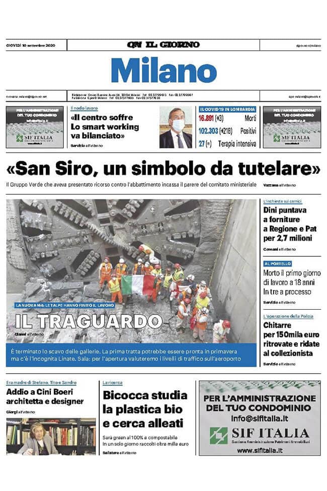 Il Giorno — pagina 1