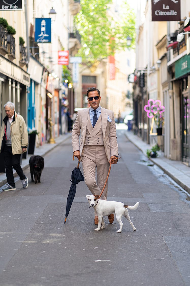 AK MC beige summer cord riviera trousers