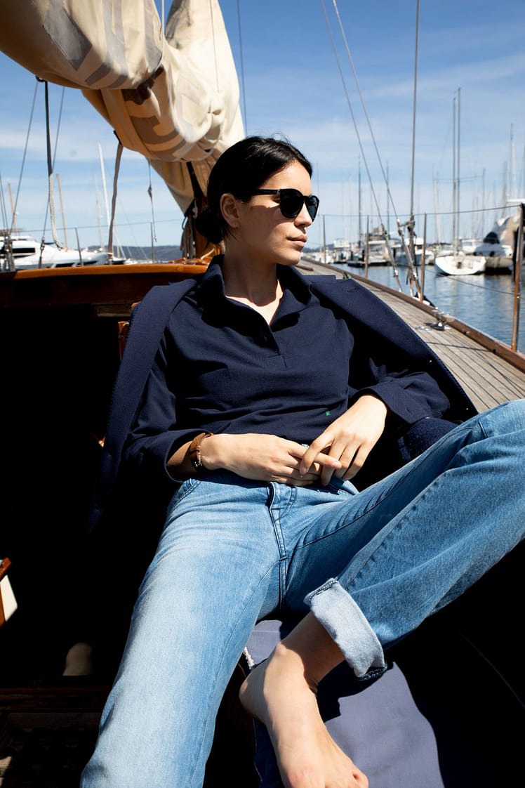 AK MC Blue Denim Ladies Perfect Jeans