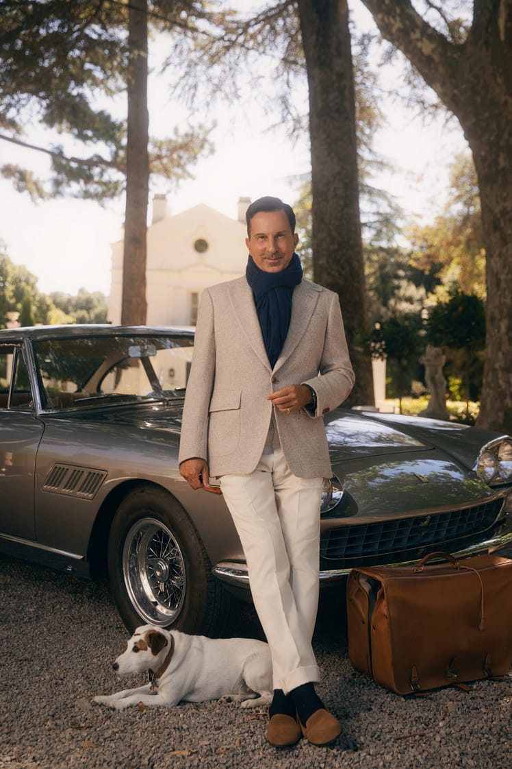 AK MC Beige Alpaca & Virgin Wool Provence Jacket