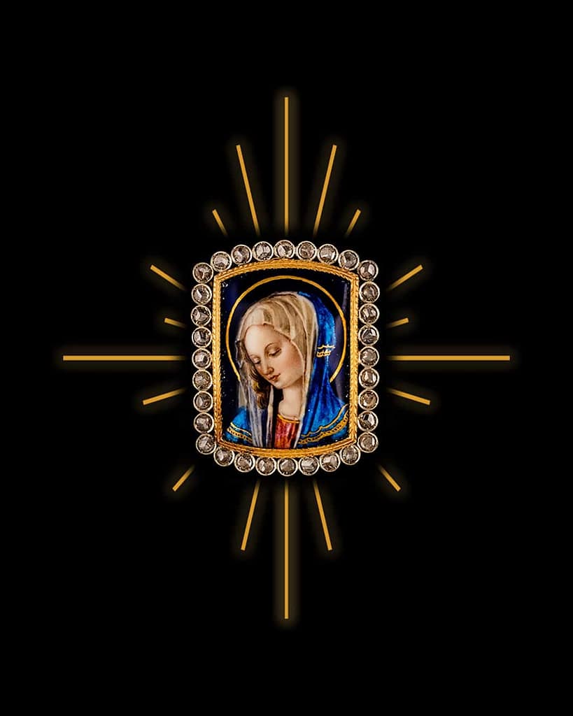 Madonnina pendente Ambrosiano