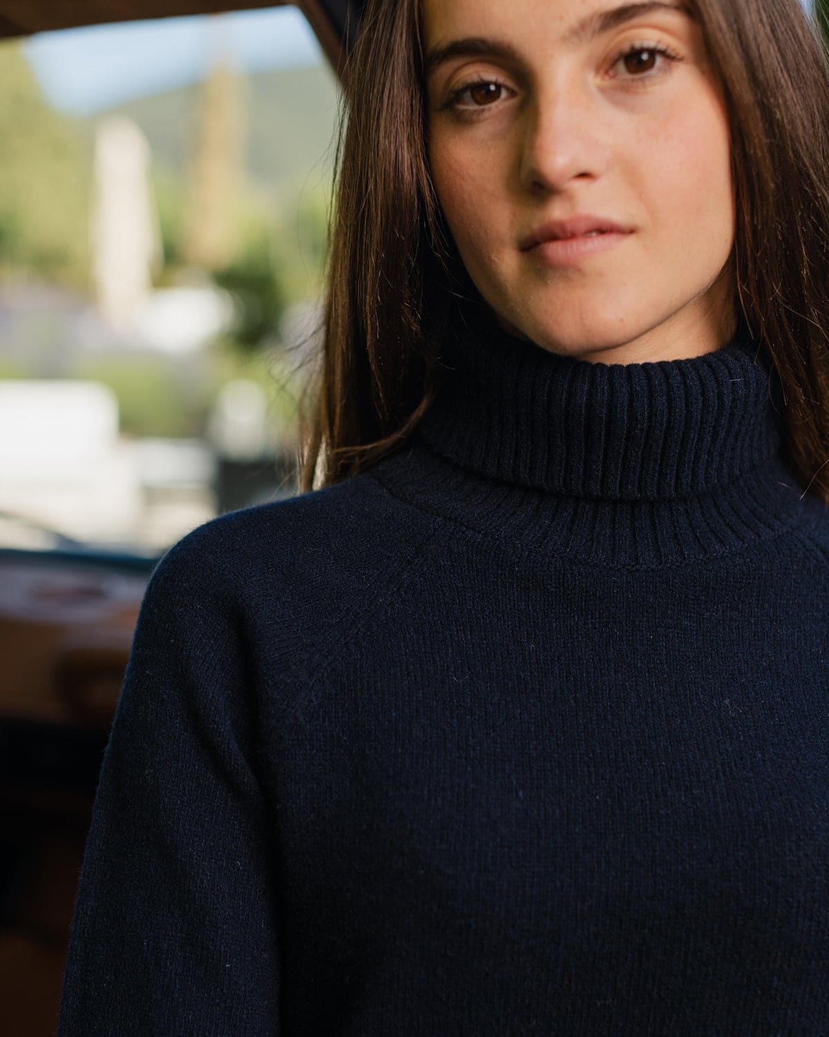 【美品】 SHE Tokyo ニット Alma navy Cashmere Crew Neck Sweater - Midnight – ATM Anthony Thomas Melillo