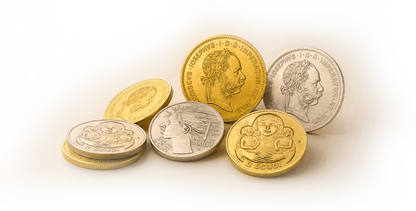 Monete d'oro e d'argento da investimento Costanzo