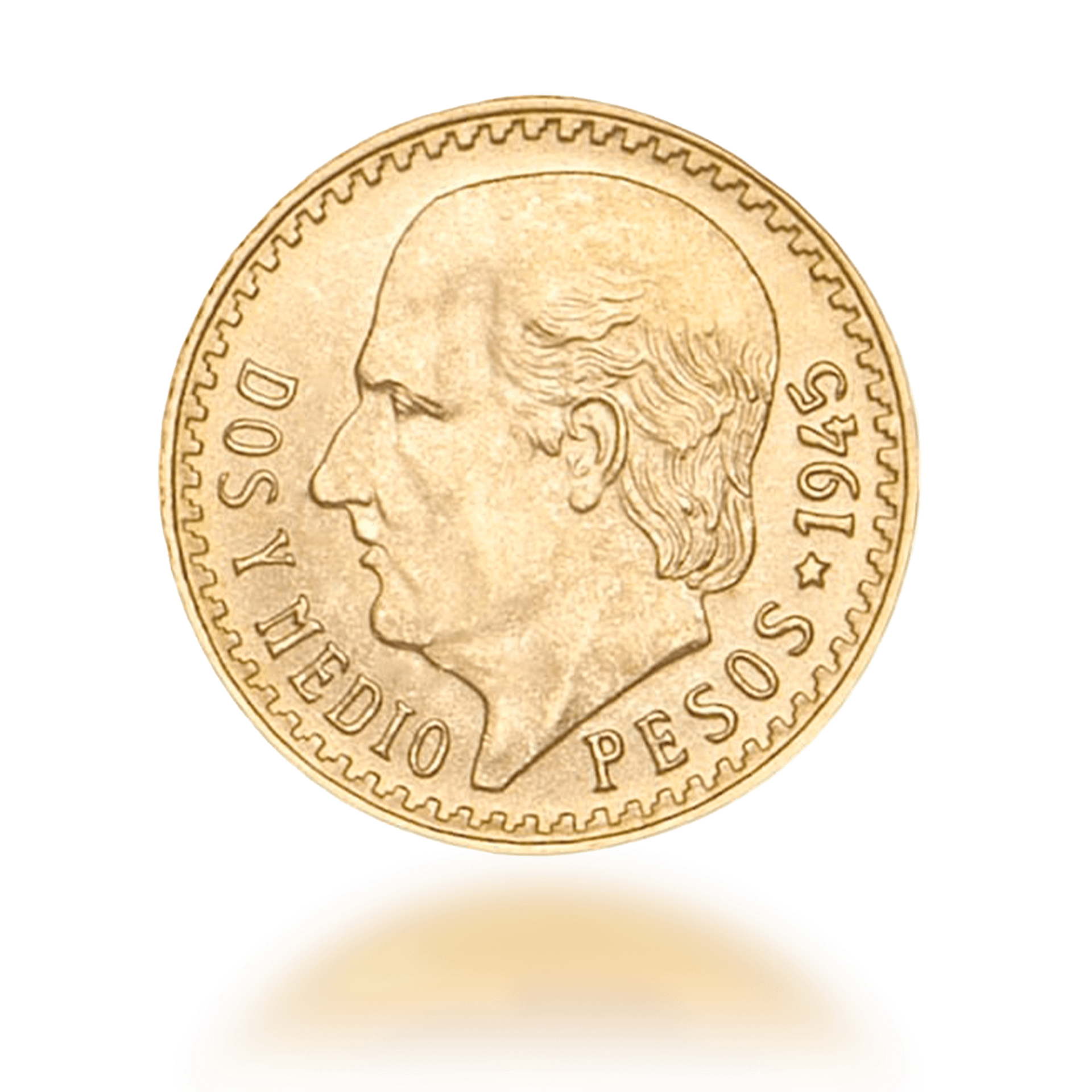 2,5 Pesos Messicani Miguel Hildalgo